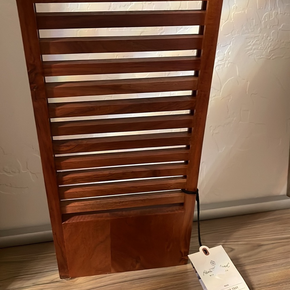 Slatted Wood Bathtub Tray - Hearth & Hand™ with Magnolia - Picture 4 of 12